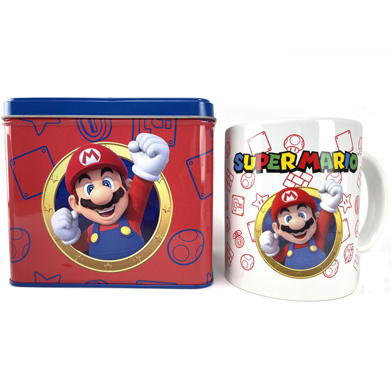 Hucha + taza Mario Super Mario Bros Nintendo   NINTENDO