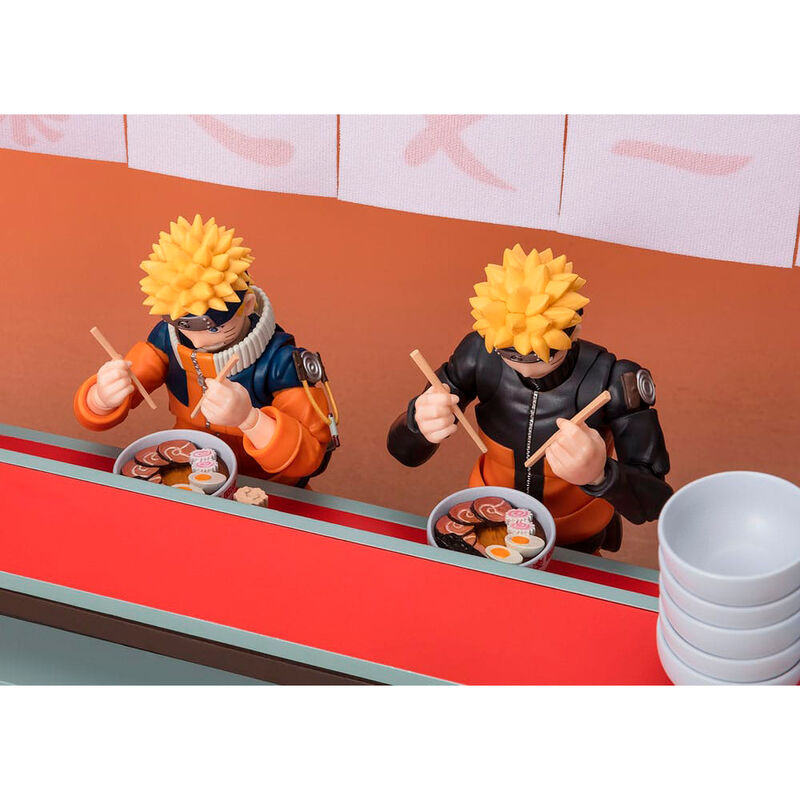 ICHIRAKU RAMEN SET 22 CM NARUTO SHIPPUDEN SH FIGUARTS   TAMASHII NATIONS