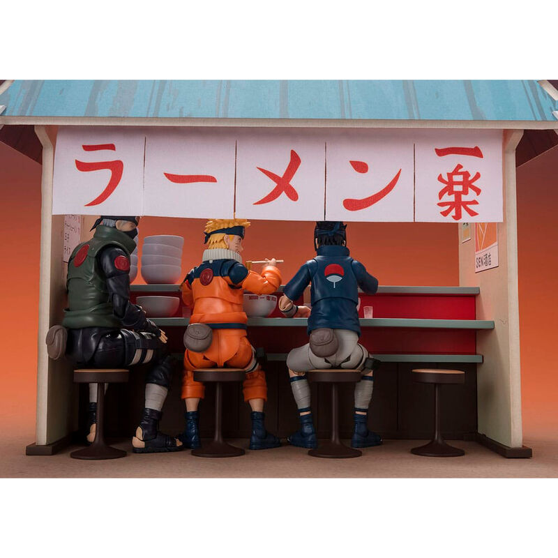 ICHIRAKU RAMEN SET 22 CM NARUTO SHIPPUDEN SH FIGUARTS   TAMASHII NATIONS