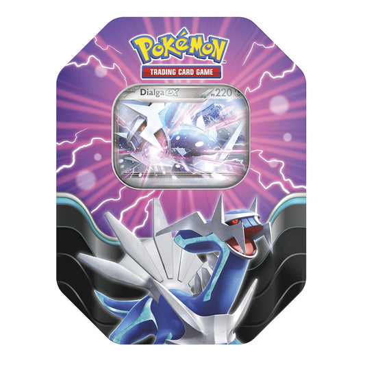 JUEGO DE CARTAS POKEMON TCG EVOLUCIONES DIALGA PRISMÁTICAS SPRING EX TIN ESPAÑOL  