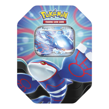 JUEGO DE CARTAS POKEMON TCG EVOLUCIONES KYOGRE PRISMÁTICAS SPRING EX TIN ESPAÑOL  