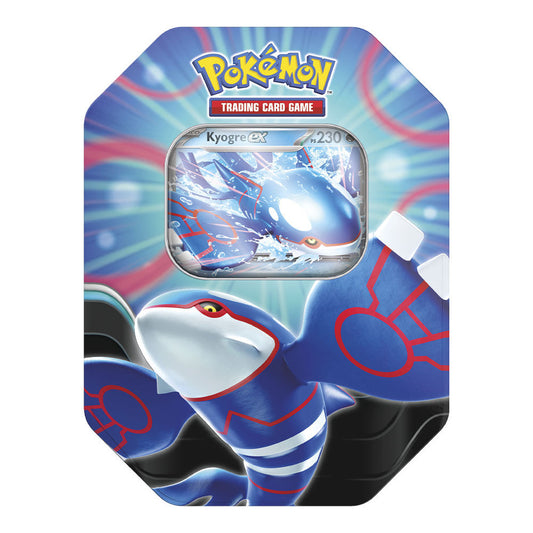 JUEGO DE CARTAS POKEMON TCG EVOLUCIONES KYOGRE PRISMÁTICAS SPRING EX TIN ESPAÑOL  