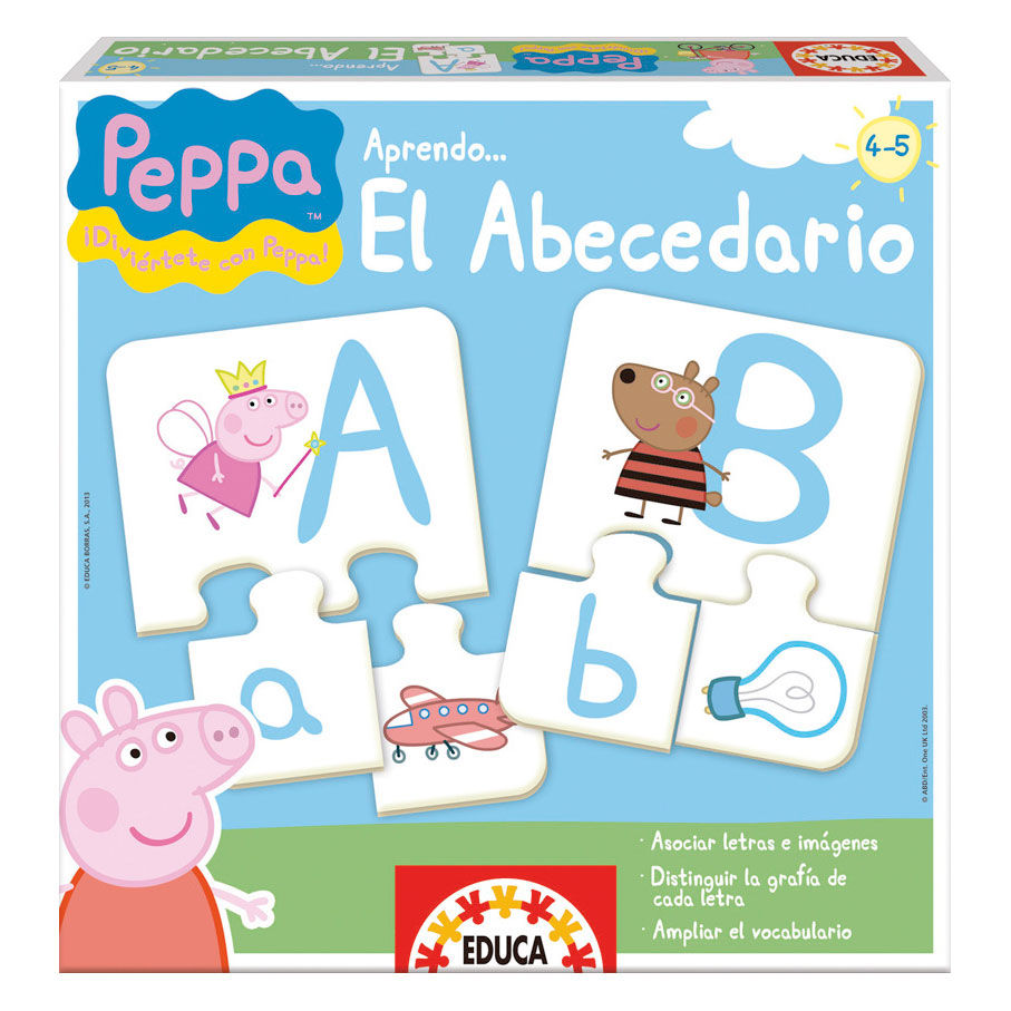 Juego Aprendo el Abecedario Peppa Pig  