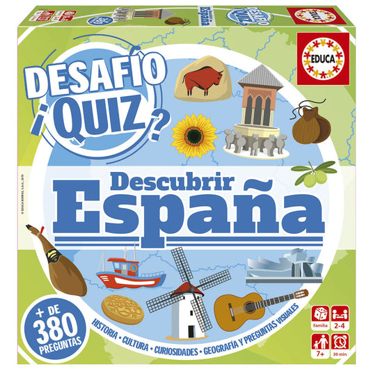 Juego Desafio Quiz Descubrir España  