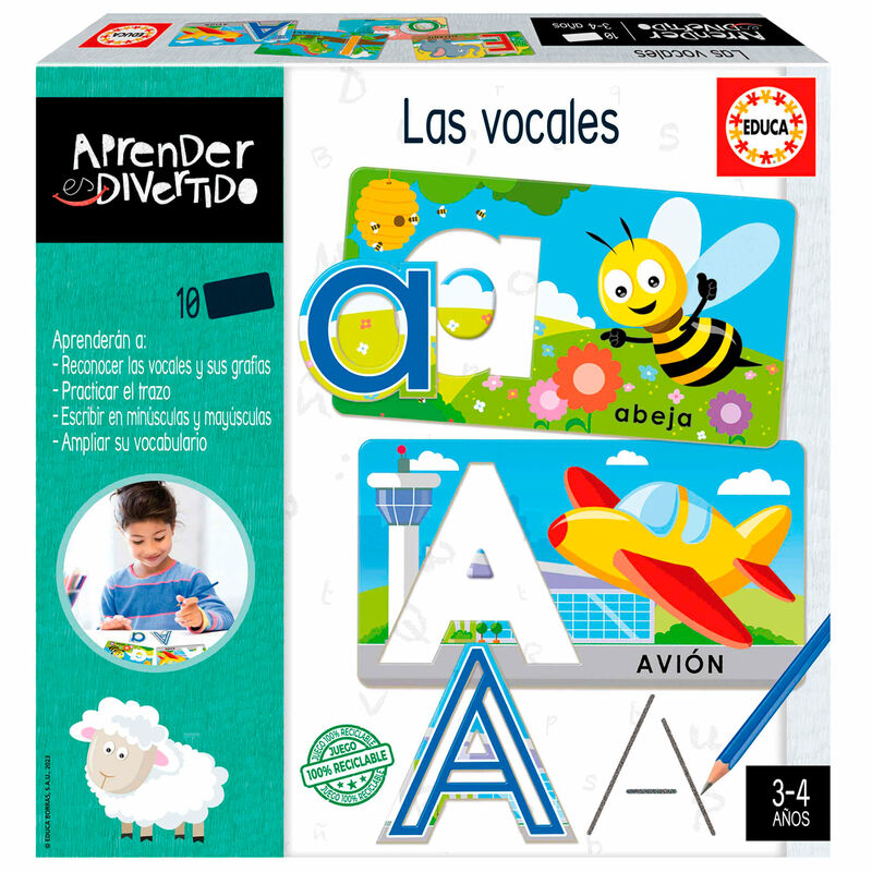 Juego Las Vocales español  