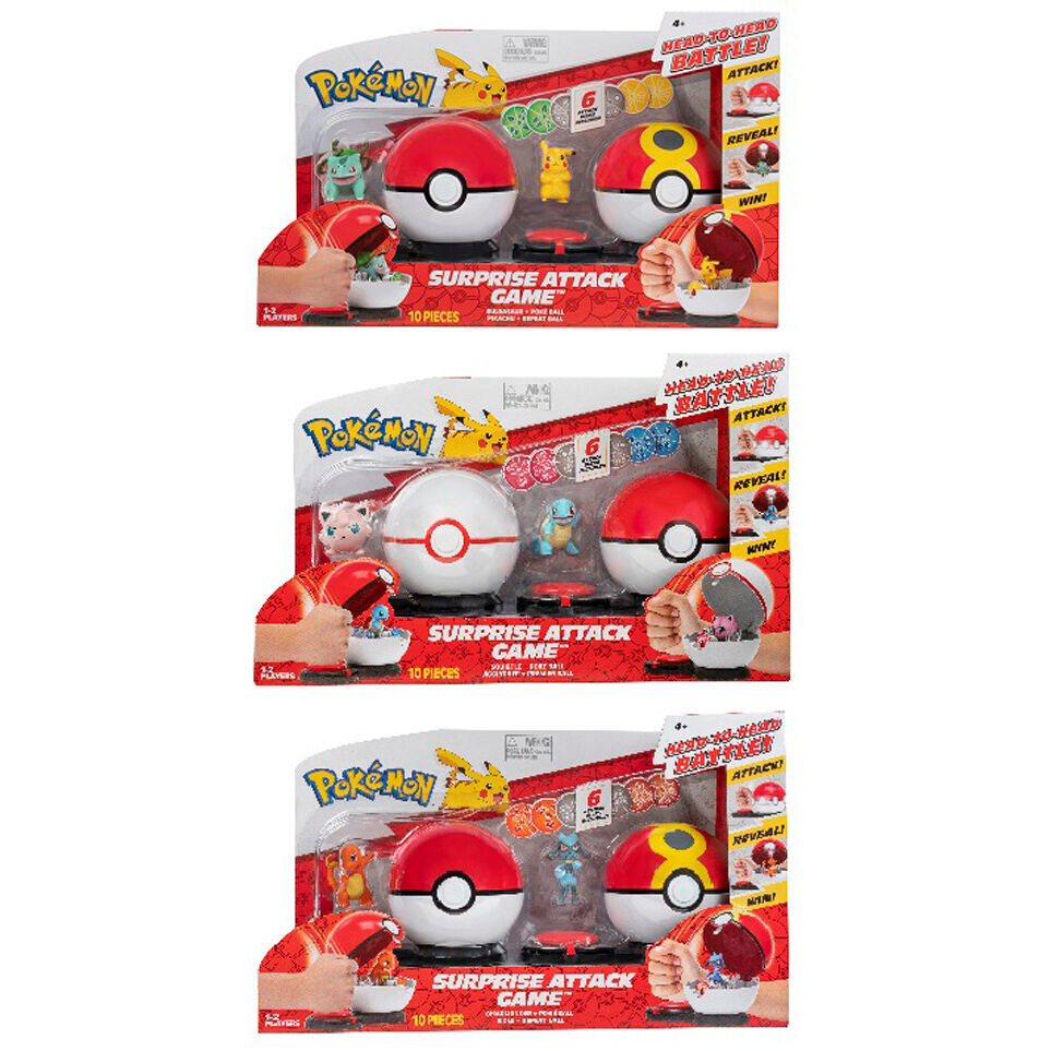 Juego ataque vs Pokemon surtido   JAZWARES