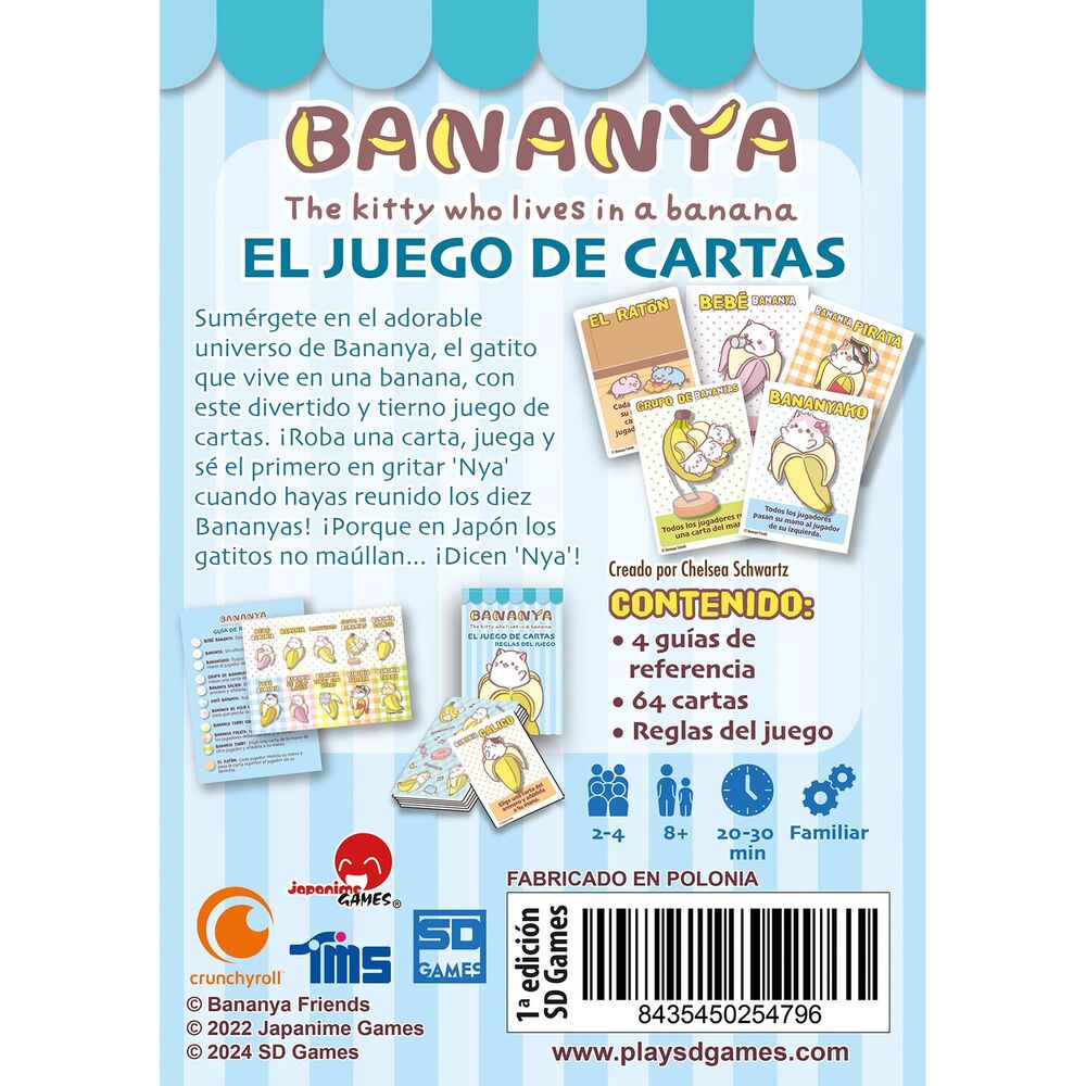 Juego de cartas Bananya español   SD GAMES