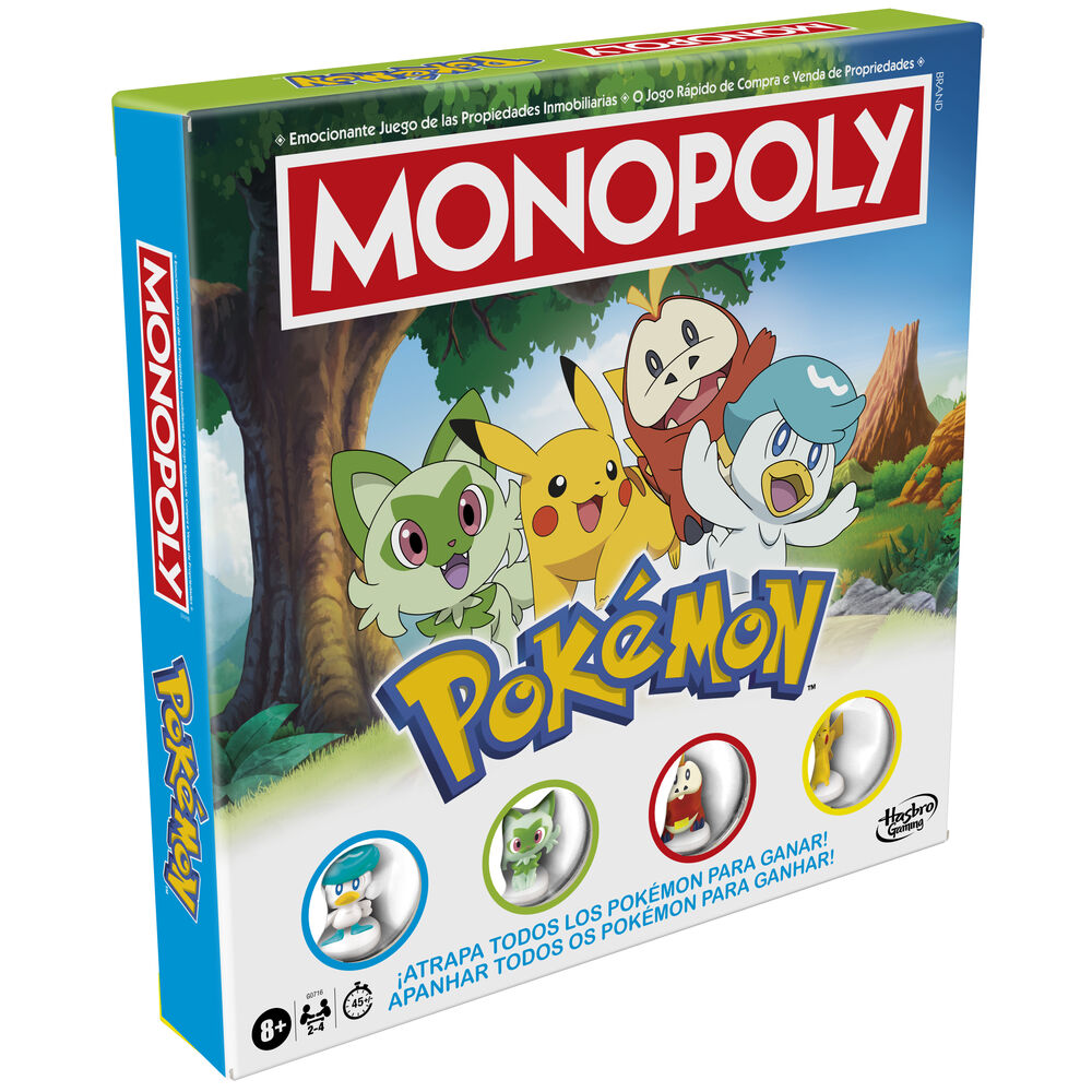 Juego mesa Monopoly Pokemon español   Hasbro