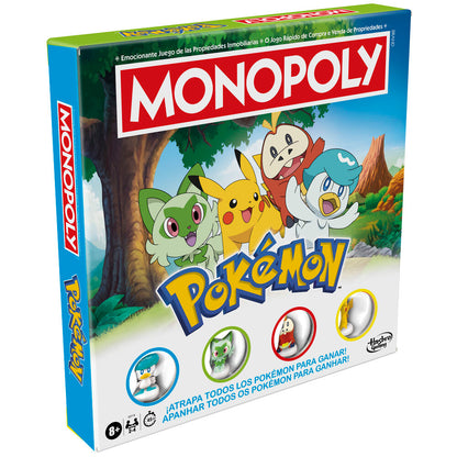 Juego mesa Monopoly Pokemon español   Hasbro