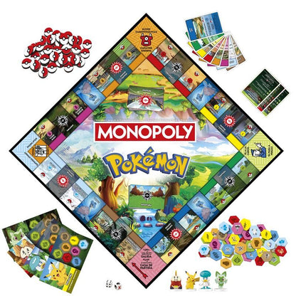 Juego mesa Monopoly Pokemon español   Hasbro