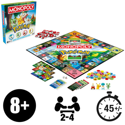 Juego mesa Monopoly Pokemon español   Hasbro