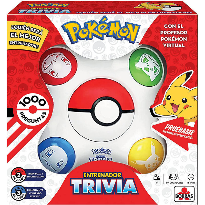 Juego mesa Trivia Pokemon   EDUCA BORRAS