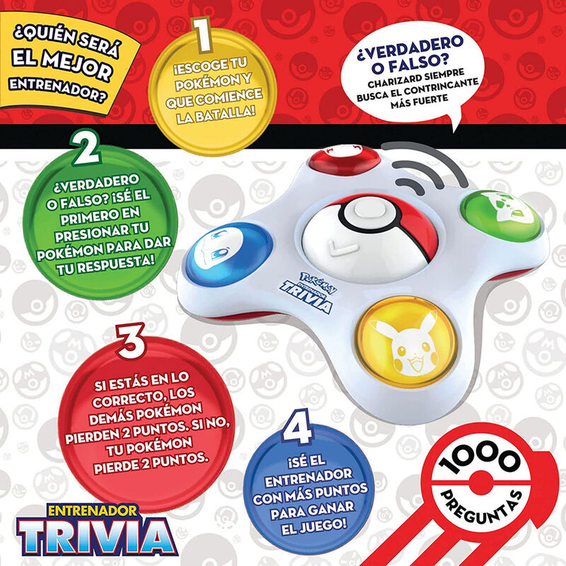 Juego mesa Trivia Pokemon   EDUCA BORRAS