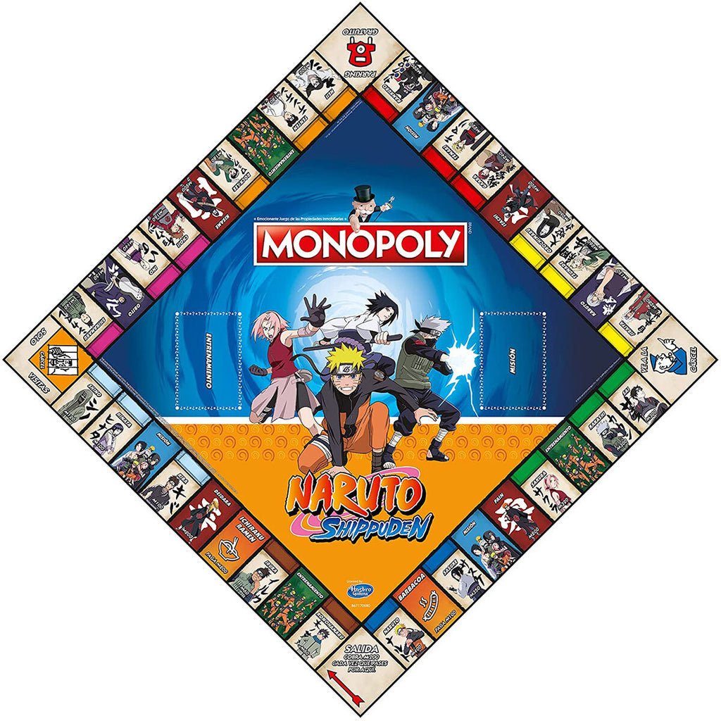 Juego monopoly Naruto Shippuden   ELEVEN FORCE