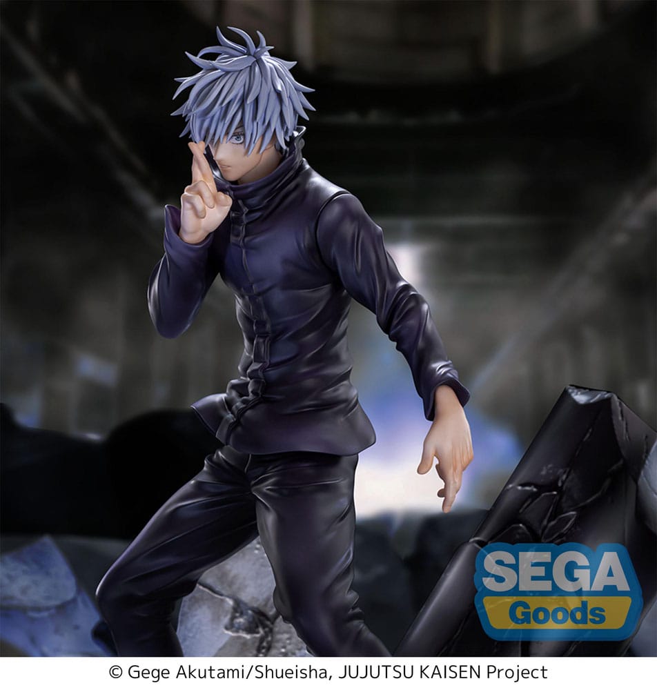 Jujutsu Kaisen Estatua Luminasta PVC Figurizm Shibuya Incident Satoru Gojo Unlimited Void 21 cm   SEGA