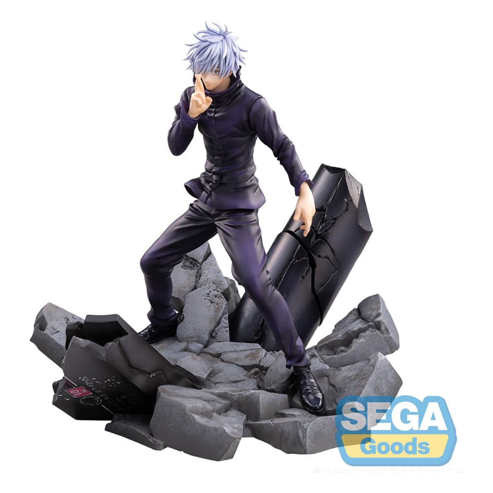 Jujutsu Kaisen Estatua Luminasta PVC Figurizm Shibuya Incident Satoru Gojo Unlimited Void 21 cm   SEGA