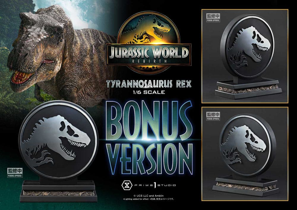 Jurassic World: el renacer Estatua Legacy Museum Collection 1/6 Tyrannosaurus Rex Bonus Version 94 cm   Prime 1 Studio