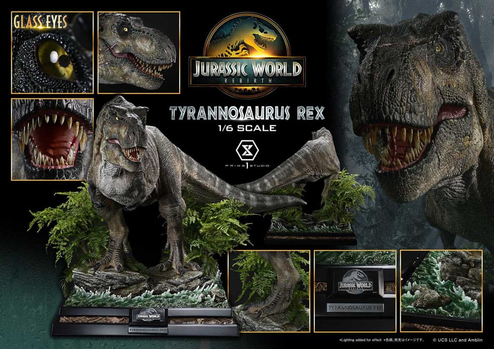 Jurassic World: el renacer Estatua Legacy Museum Collection 1/6 Tyrannosaurus Rex Bonus Version 94 cm   Prime 1 Studio