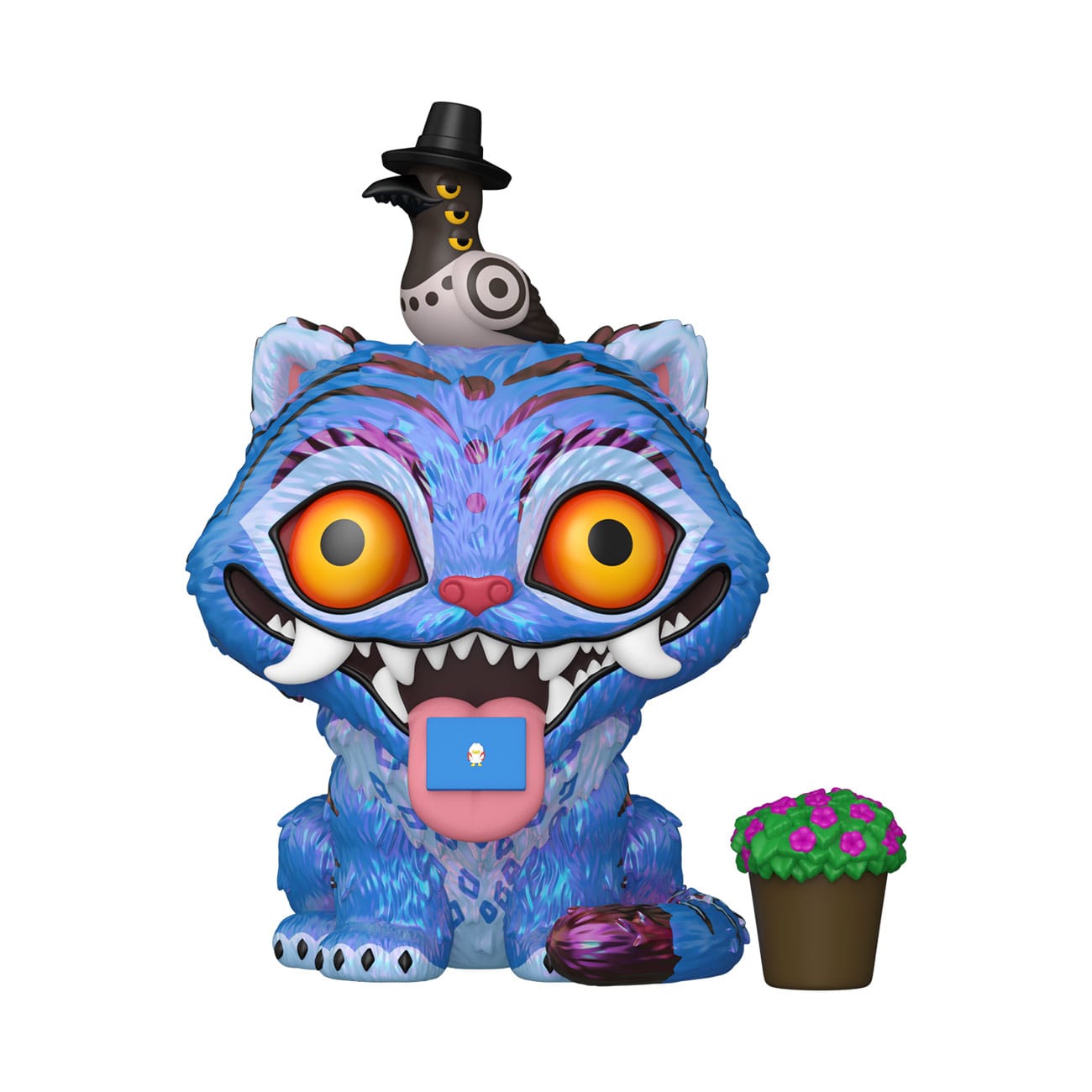 KPop Demon Hunters Figura POP! Animation Vinyl Tiger w/Bird 9 cm   FUNKO