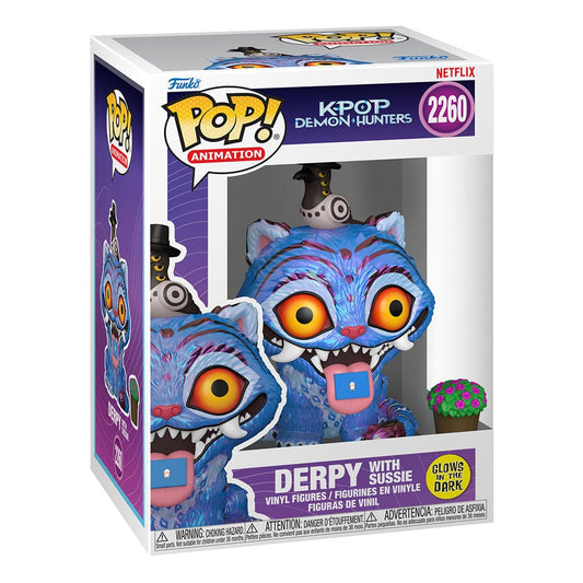 KPop Demon Hunters Figura POP! Animation Vinyl Tiger w/Bird 9 cm   FUNKO