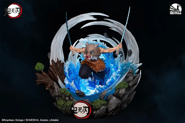 Kimetsu No Yaiba Infinity Studio Hashibira Inosuke 1/4 Licensed Resin Statue   Infinity Studio