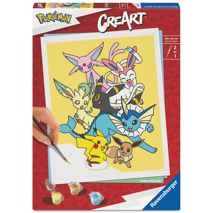 Kit de pintura CreArt Legendarios Pokemon adulto   RAVENSBURGER
