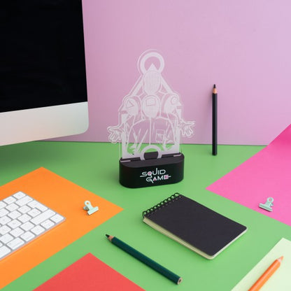 LAMPARA LED DE MESA EL JUEGO DEL CALAMAR  