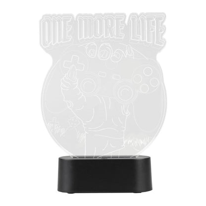 LAMPARA LED DE MESA GAMERATION ONE MORE LIFE  