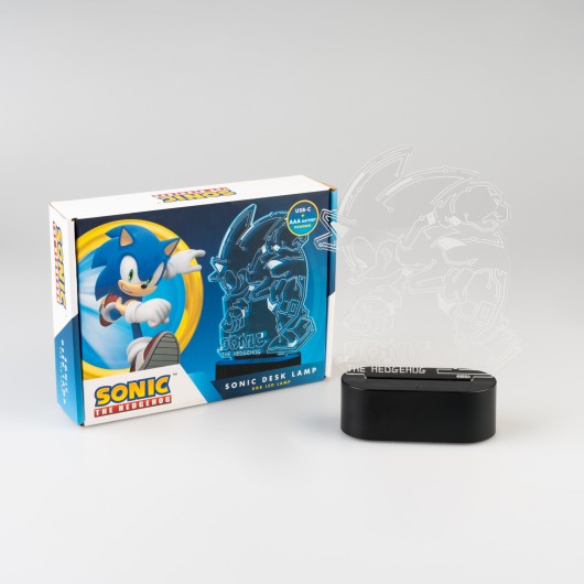 LAMPARA LED DE MESA SONIC THE HEDGEHOG SPEED CIRCUIT   GRUPO ERIK
