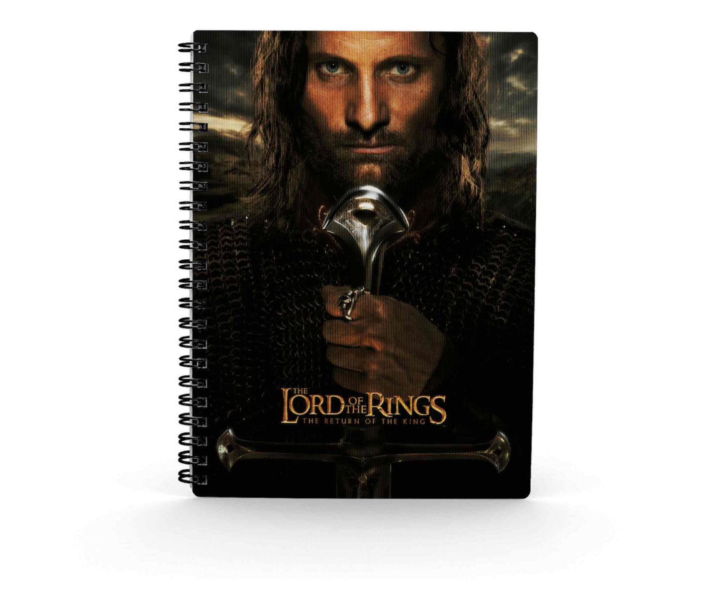 LIBRETA EFECTO 3D SD TOYS EL SEÑOR DE LOS ANILLOS ARAGORN   SD TOYS