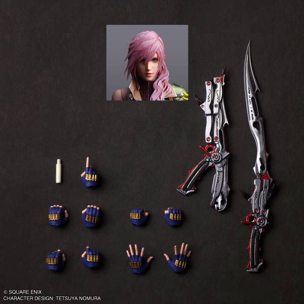 LIGHTNING FIGURA 26 CM FINAL FANTASY XIII PLAY ARTS SHIN  