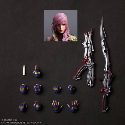 LIGHTNING FIGURA 26 CM FINAL FANTASY XIII PLAY ARTS SHIN  