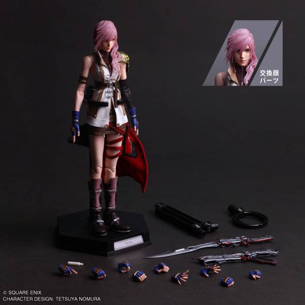 LIGHTNING FIGURA 26 CM FINAL FANTASY XIII PLAY ARTS SHIN  