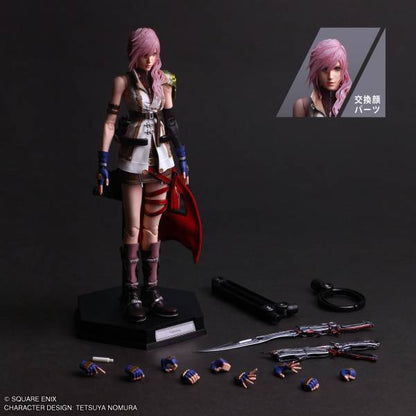 LIGHTNING FIGURA 26 CM FINAL FANTASY XIII PLAY ARTS SHIN  