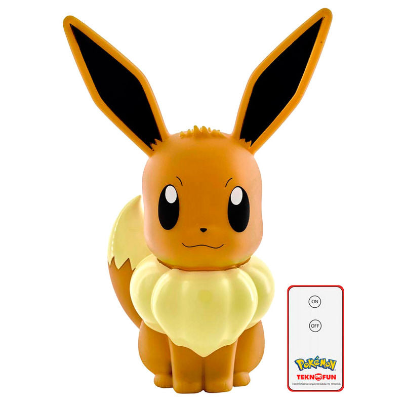 Lampara Led 3D Eevee Pokemon   TeknoFun