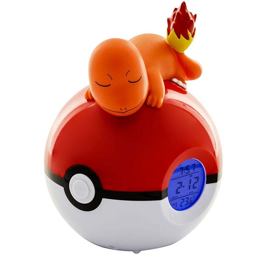 Lampara despertador Led Charmander Pokeball Pokemon   TEKNOFUN