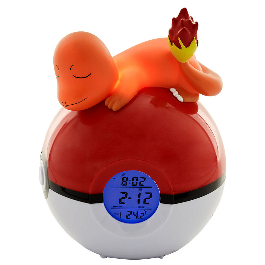 Lampara despertador Led Charmander Pokeball Pokemon   TEKNOFUN