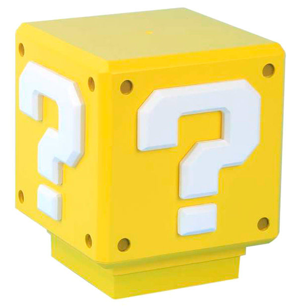 Lampara sonido Mini Question Block Super Mario Bros Nintendo   Paladone