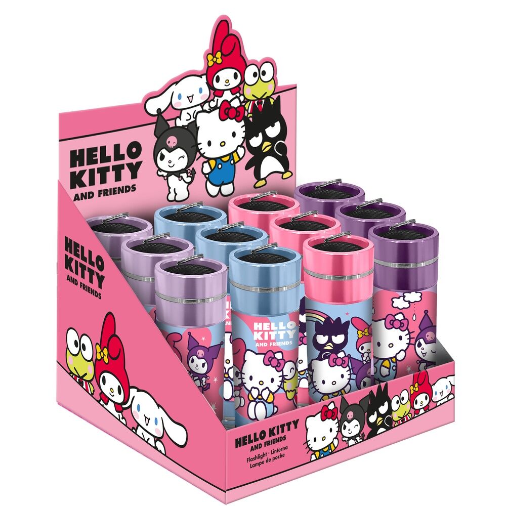Linterna led aluminio Hello Kitty and Friends surtido  
