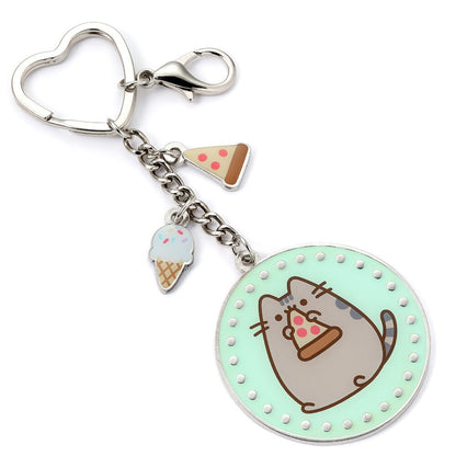 Llavero Pizza Pusheen  