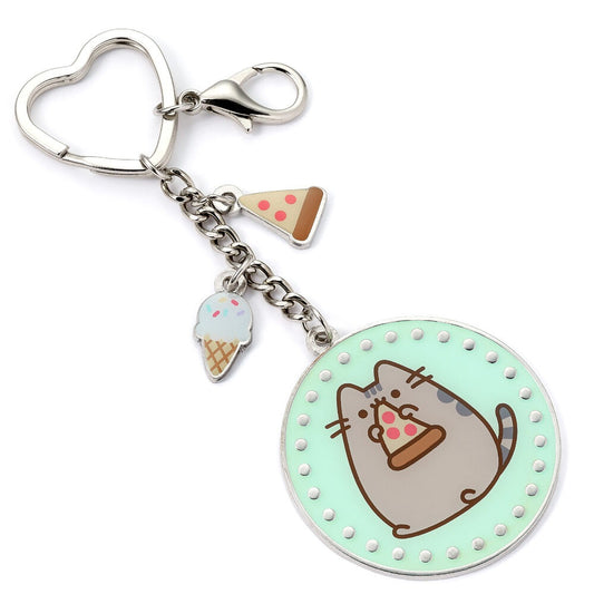 Llavero Pizza Pusheen  