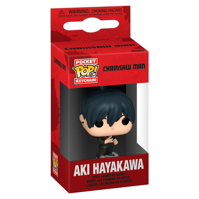 Llavero Pocket POP Chainsaw Man Aki Hayakawa   FUNKO