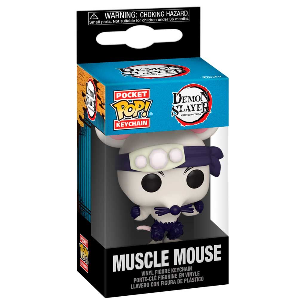Llavero Pocket POP Demon Slayer Kimetsu no Yaiba Muscle Mouse   FUNKO