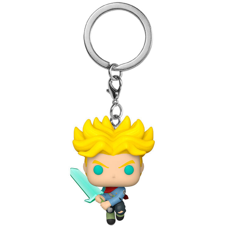 Llavero Pocket POP Dragon Ball Super Saiyan Trunks with Sword   FUNKO