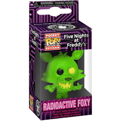 Llavero Pocket POP Five Nights at Freddys Radioactive Foxy   FUNKO