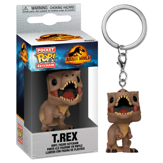 Llavero Pocket POP Jurassic World 3 T-Rex  