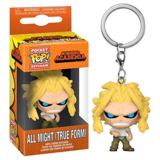 Llavero Pocket POP My Hero Academia All Might Weakened State  