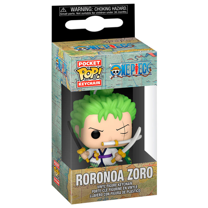 Llavero Pocket POP One Piece Roronoa Zoro   FUNKO