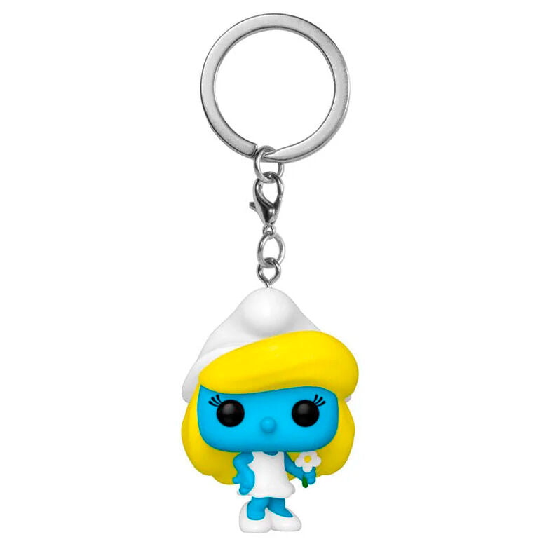 Llavero Pocket POP The Smurfs Smurfette   FUNKO