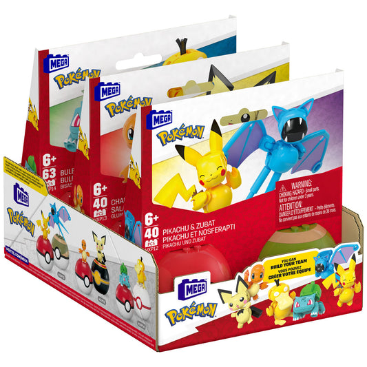 MEGA Construx 2 Pokeballs Pokemon surtido  